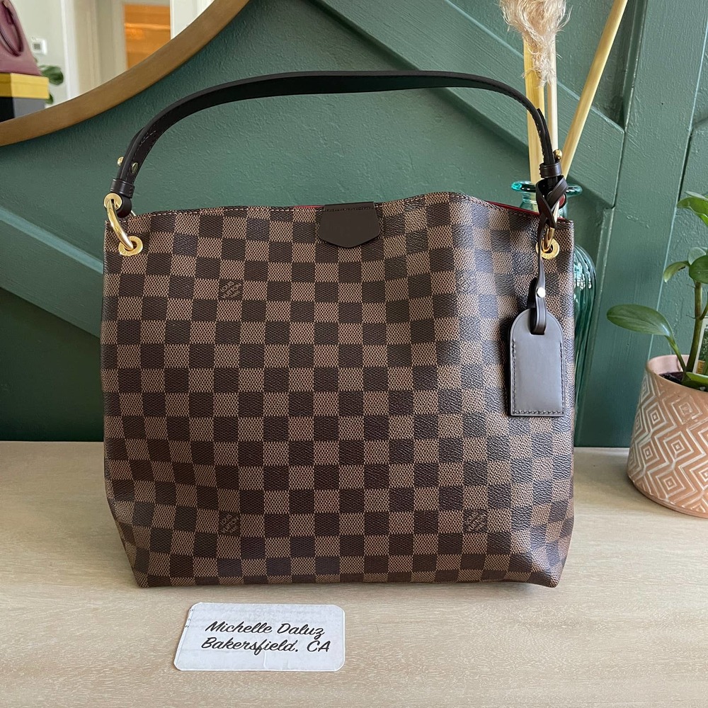 Mint Louis Vuitton Graceful PM Damier Ebene Hobo